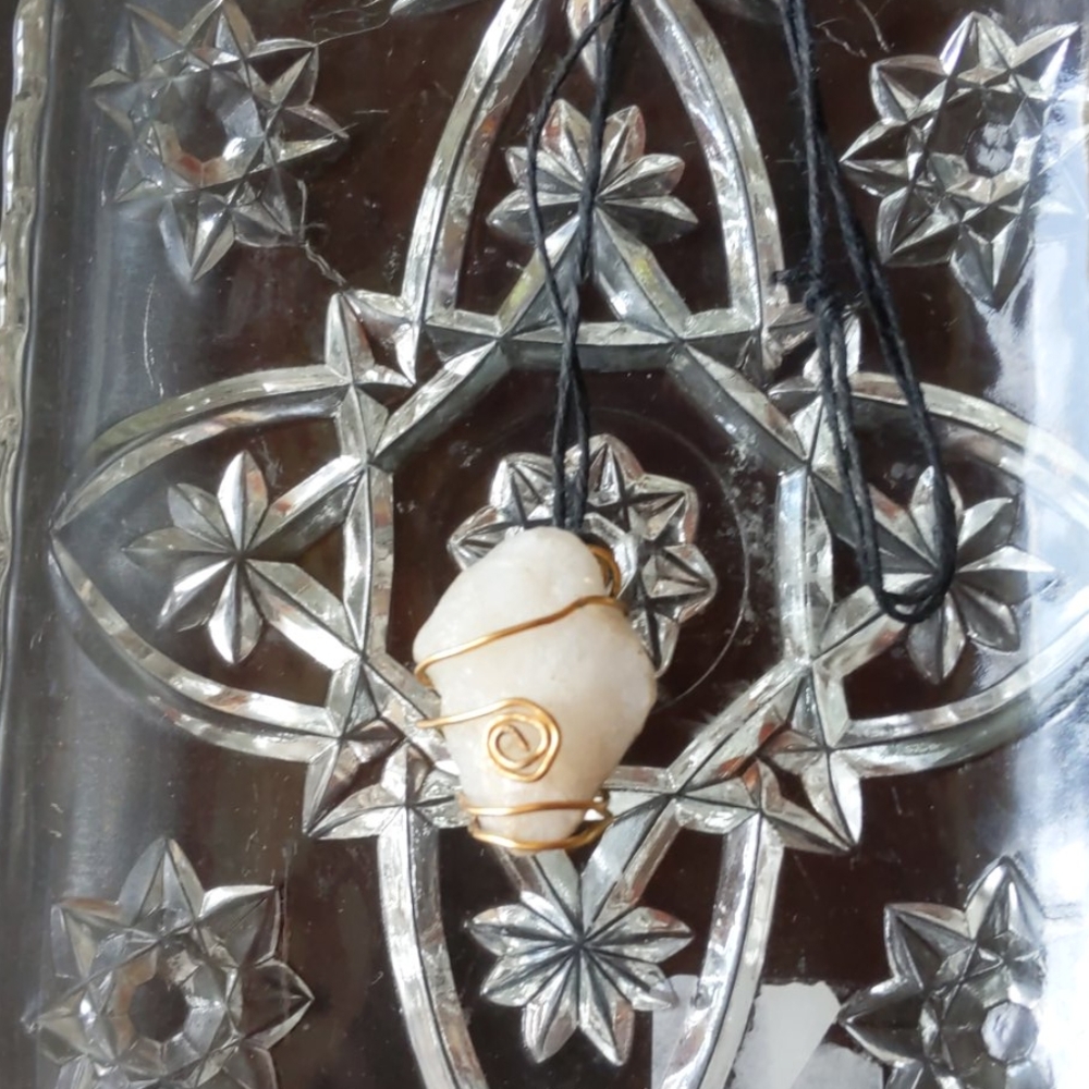 Quartz Wire Wrapped Necklace